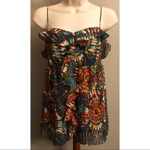 Candie's sheer lined summer blouse